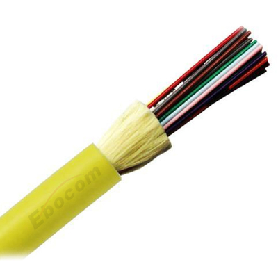 GJFJH Cabos de fibra óptica para interiores Tight Buffer 2 4 12 24 Core SM MM OM1 OM2 Para rede