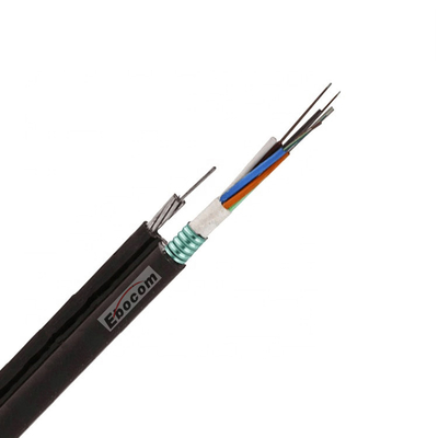 Fig.8 GYTC8S Cable de modo único de fibra óptica de fio de aço com núcleo múltiplos preto de 2 a 96 núcleos