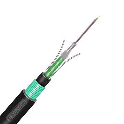 GYXTW Cabos de fibra óptica blindados de 2-12 núcleos de aço com módulo único com G652D PE para comunicação LAN
