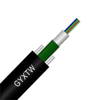 Cable de fibra óptica GYXTW blindado para exteriores Modulo único 2-24 Construção de dutos G652D