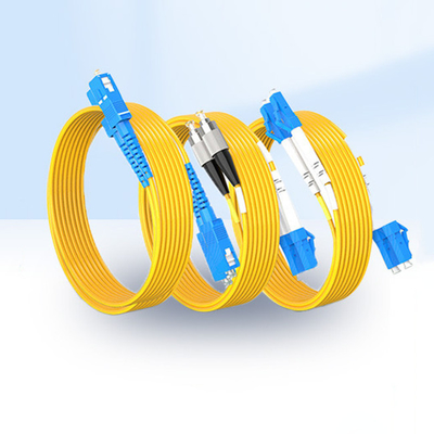 Fibra Óptica LC SC FC ST Duplex SM G.652D G.657A1 2.0mm 3.0mm Com LSZH PVC Jacket