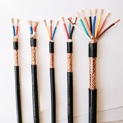 RVVP 0.3mm2 ~ 2.5mm2 Cabos flexíveis duplos blindados 2 ~ 6 núcleos Cabos de sinal de segurança