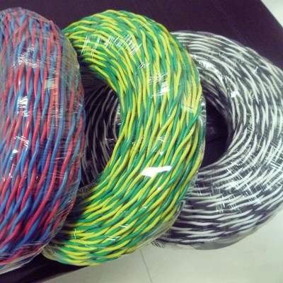 H03V-S H05V-S Cabo RVS PVC Cabos de cobre flexíveis isolados 2*1,0 2*1,5 100m/rolo