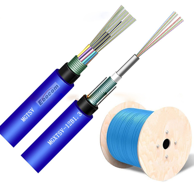 Cabos de fibra óptica de mineração MGTSV 60 72 96 núcleo