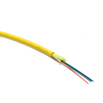 Cabo de Fibra Óptica Interno GJFJH G657A de 2 Fios, Capa LSZH, Fácil de Ramificar, para Cablagem de Edifícios e Redes FTTH