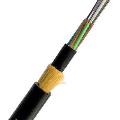 Cabos de fibra óptica auto-suportados, todos dielétricos, de 24 núcleos, de comprimento de 1000 m, para infraestrutura de rede