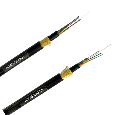 PE Single Jacket ADSS Cable 48 Core 96 Core G652D para rede