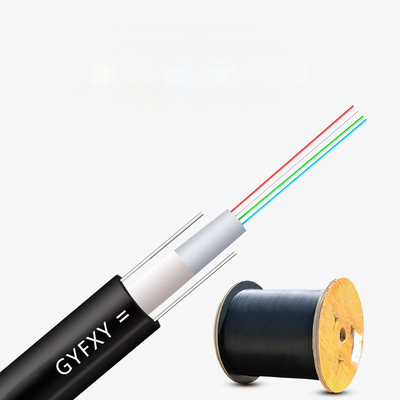 GYFXTY Uni-tubo todos os cabos de queda dielétrica fios de FRP cabos de fibra óptica uni-tubo