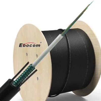 GYXTW Cabo de fibra óptica 2-24 núcleo tubo solto fita de aço PE blindagem casaco exterior longa distância