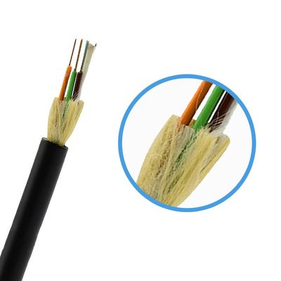 Cabos de fibra óptica auto-suportados 48 96 Core Span100m SJ para construção de redes