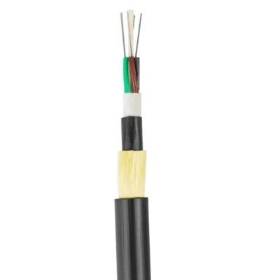 ADSS 48 Núcleo de Fibra Óptica Cabos Duplo Jacket Todo-dielectrico de auto-suporte de cabo para 200m Span