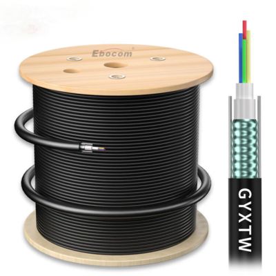GYXTW Cabo de Fibra Óptica Multimodo OM3 de 12 Fios para Redes de Alta Velocidade