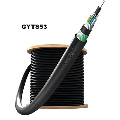 GYTA53 Cable de fibra óptica enterrado direto 2-144 Core Double Armored