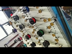 Cabos MPO de 12 núcleos OM3 LSZH Aramid Yarn Kevlar Yarn 3.0mm para MPO Patch Cords